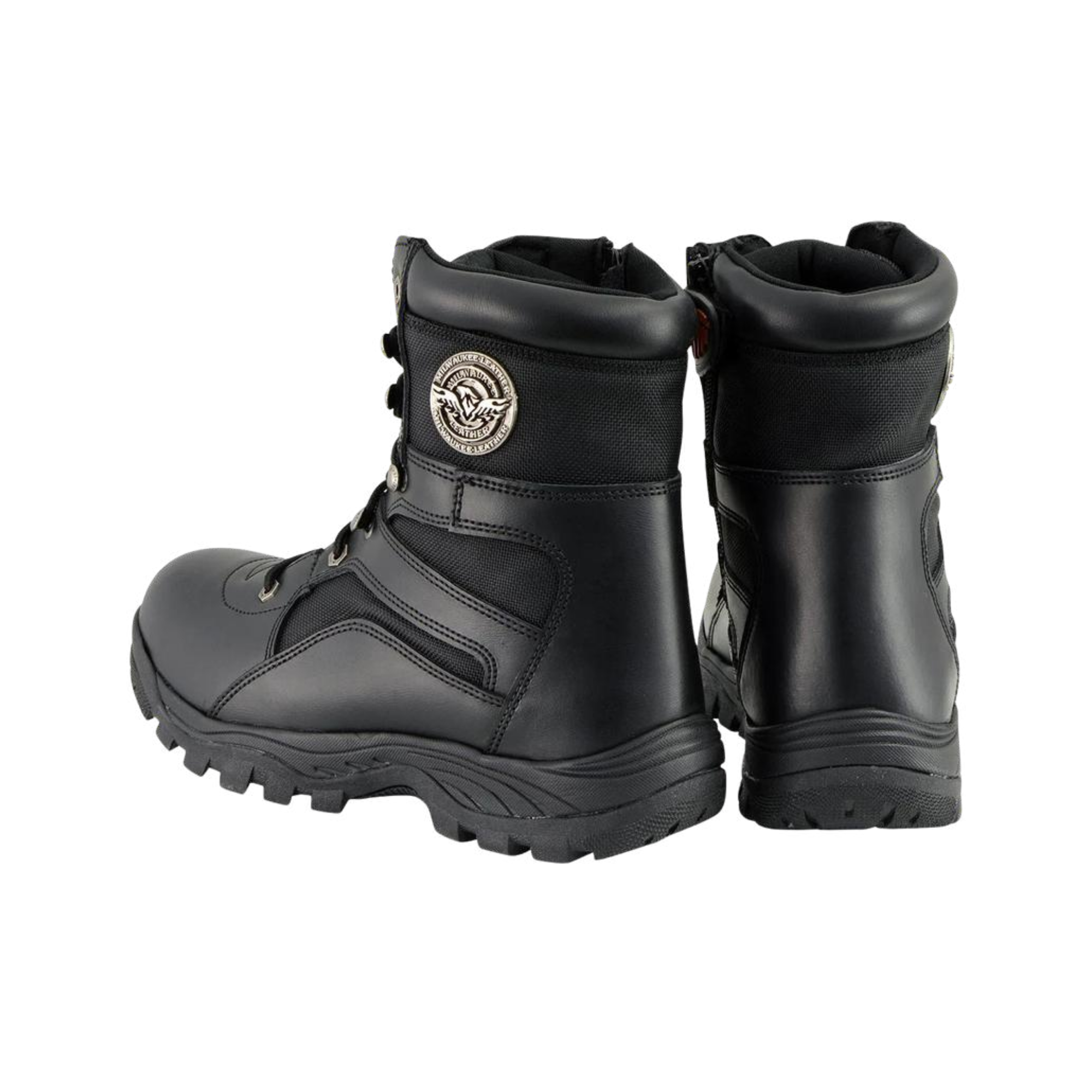 Image of Leather Boots - 9105 - Men