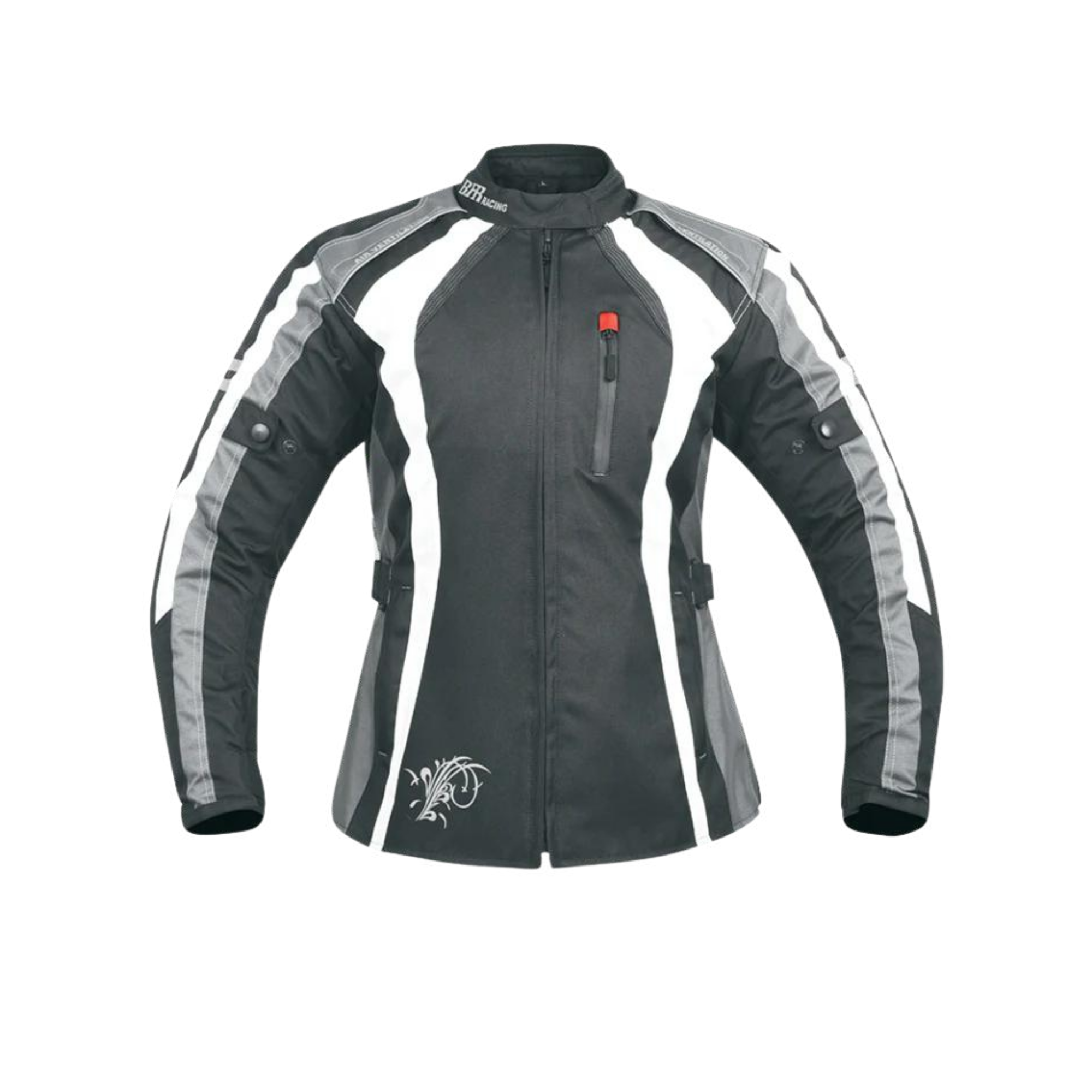 Image of Chick Buster Textile Riding Jacket -1201 - Women - Grey