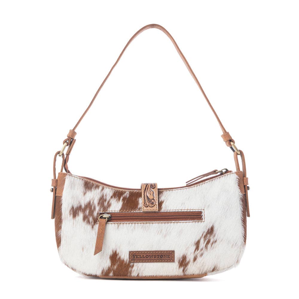 Image of Yellowstone Handcrafted Hair-On Leather Handbag