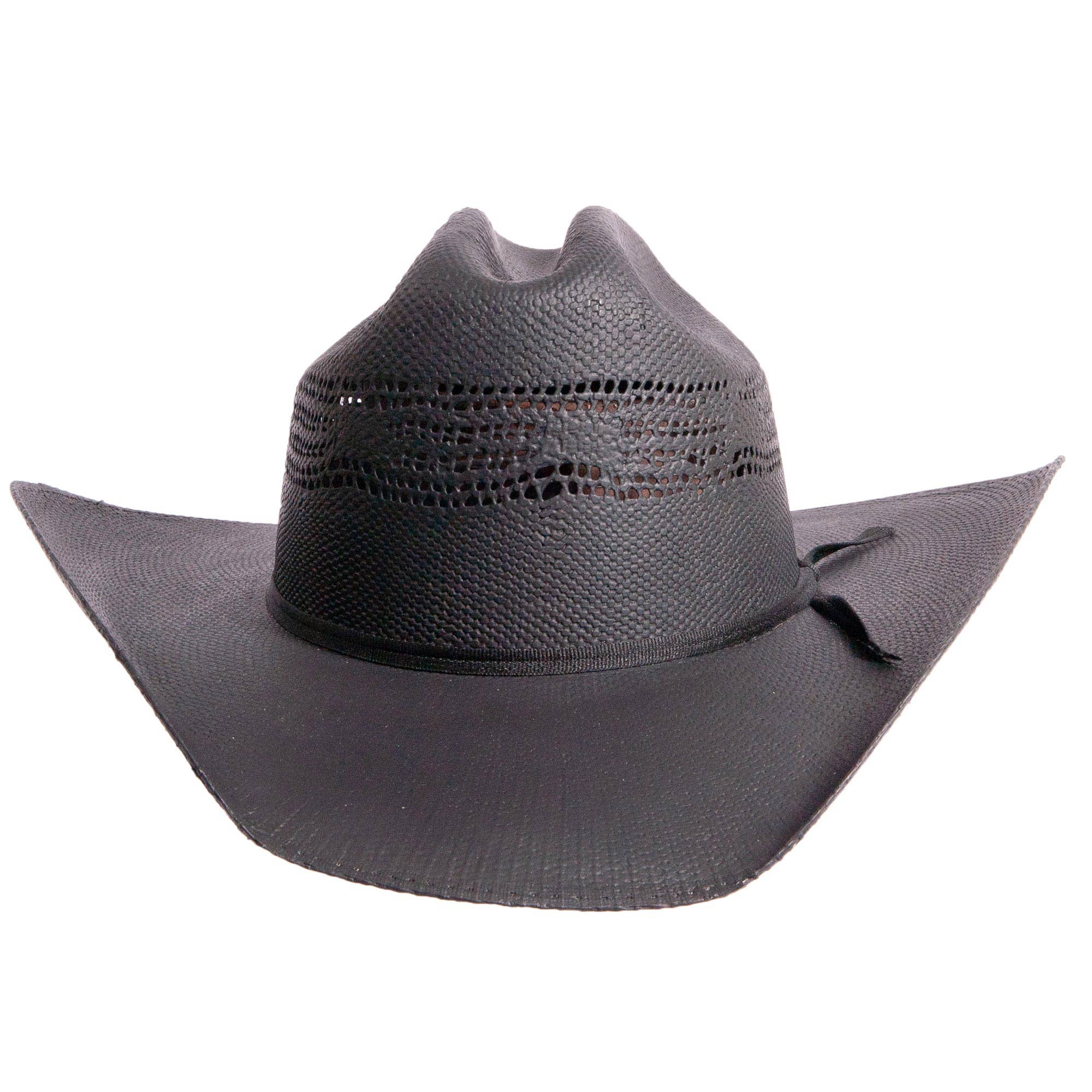 Image of Black cowboy hat on a white background