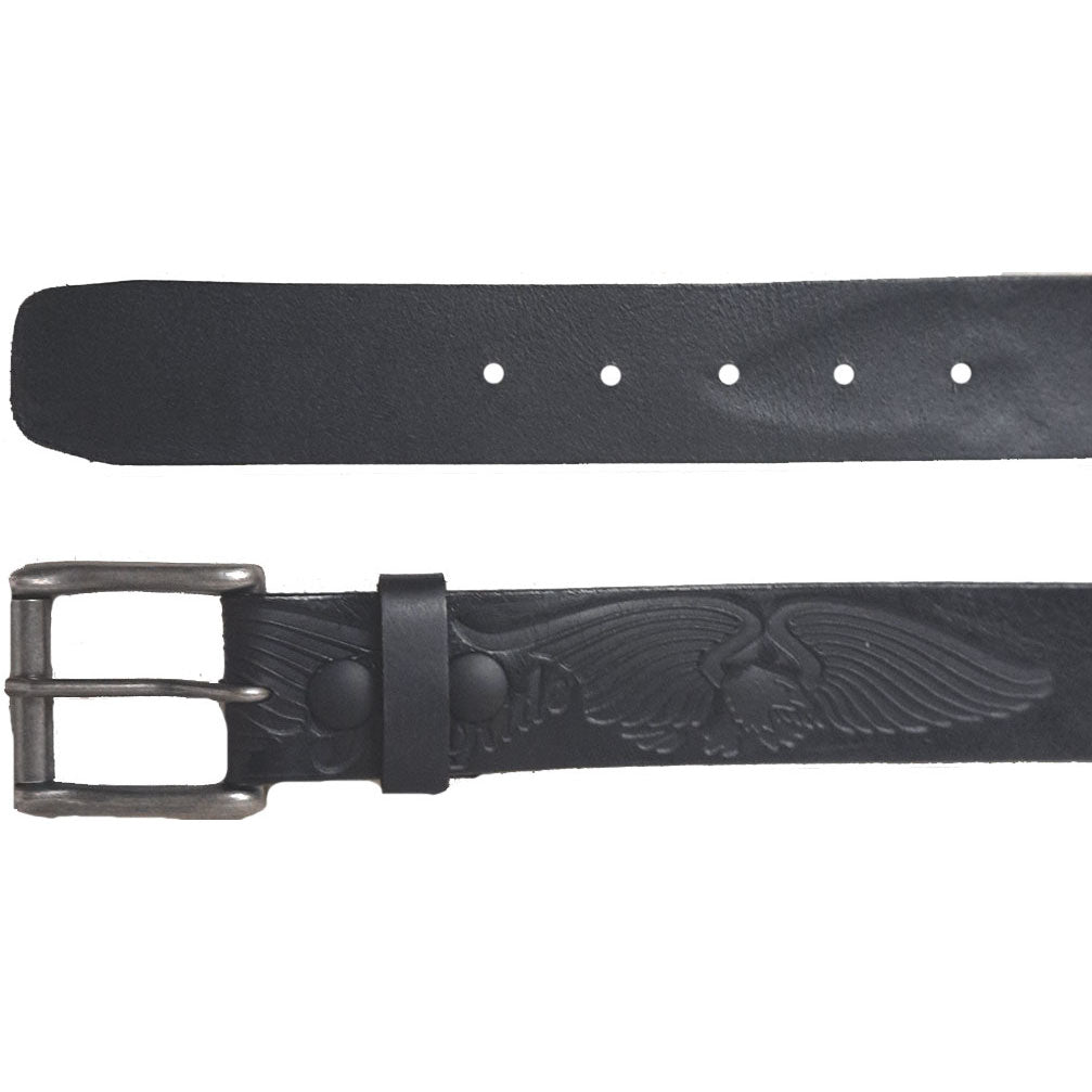 Image of Born To Ride Vintage Genuine Leather Eagle Belt