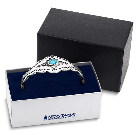 Image of Bracelet manchette Montana Skies Turquoise