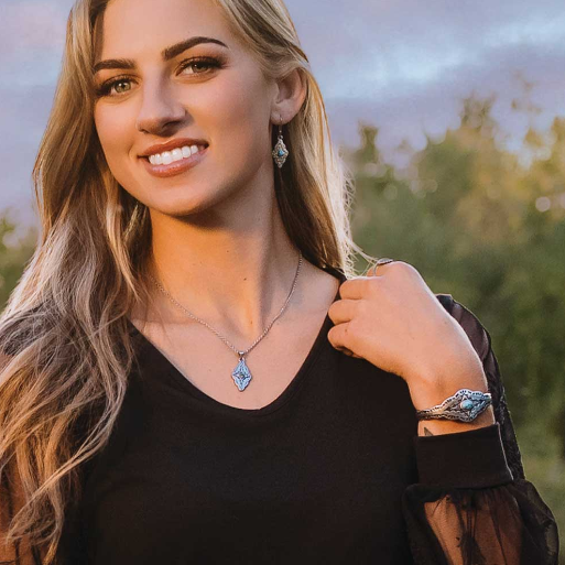 Image of Bracelet manchette Montana Skies Turquoise
