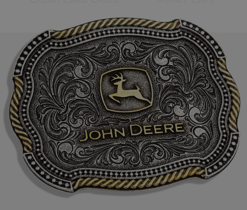 Image of John Deere Scalloped Duo Attitude Buckle