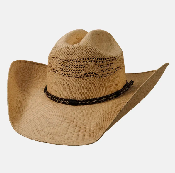Image of American Maverick Vented Crown Bangora Straw Cowboy Hat for Men