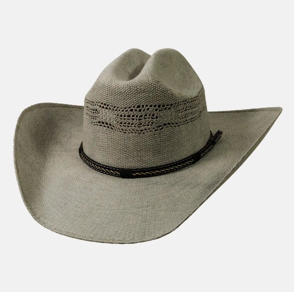 Image of American Maverick Vented Crown Bangora Straw Cowboy Hat for Men