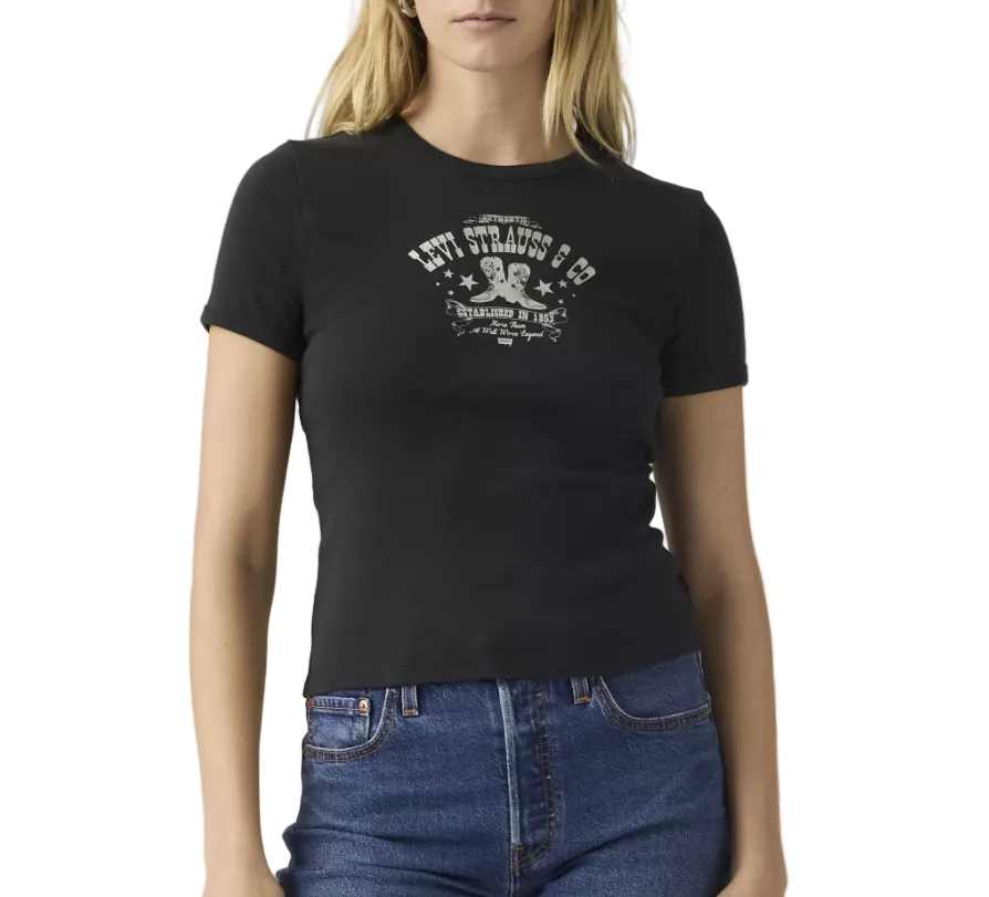 Image of Levi’s Graphic Rickie Metallic Boot T Shirt