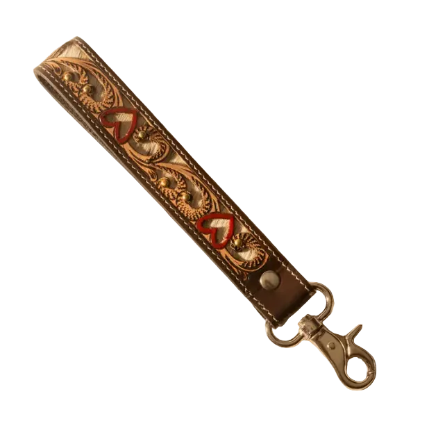 Image of Collection de porte-clés western en cuir