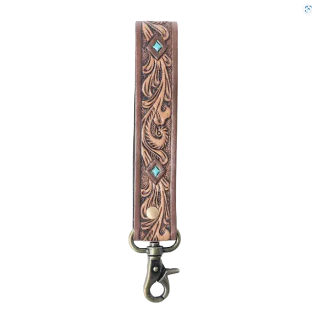 Image of Collection de porte-clés western en cuir