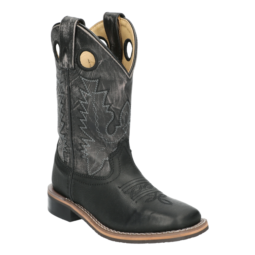 Image of Bottes western pour enfants à bout carré large