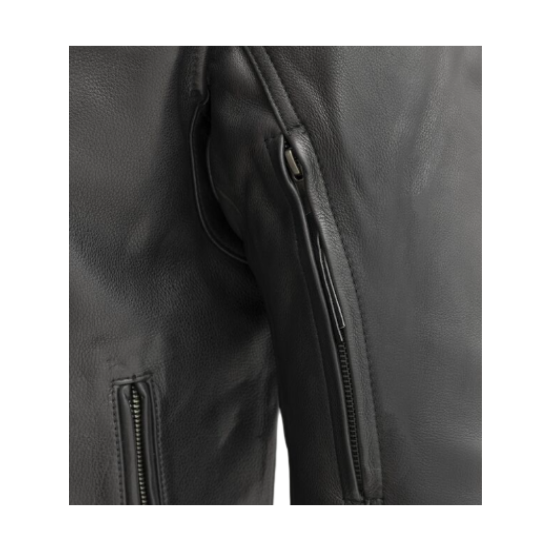 Image of Performer Leather Motorcycle Jacket – Men