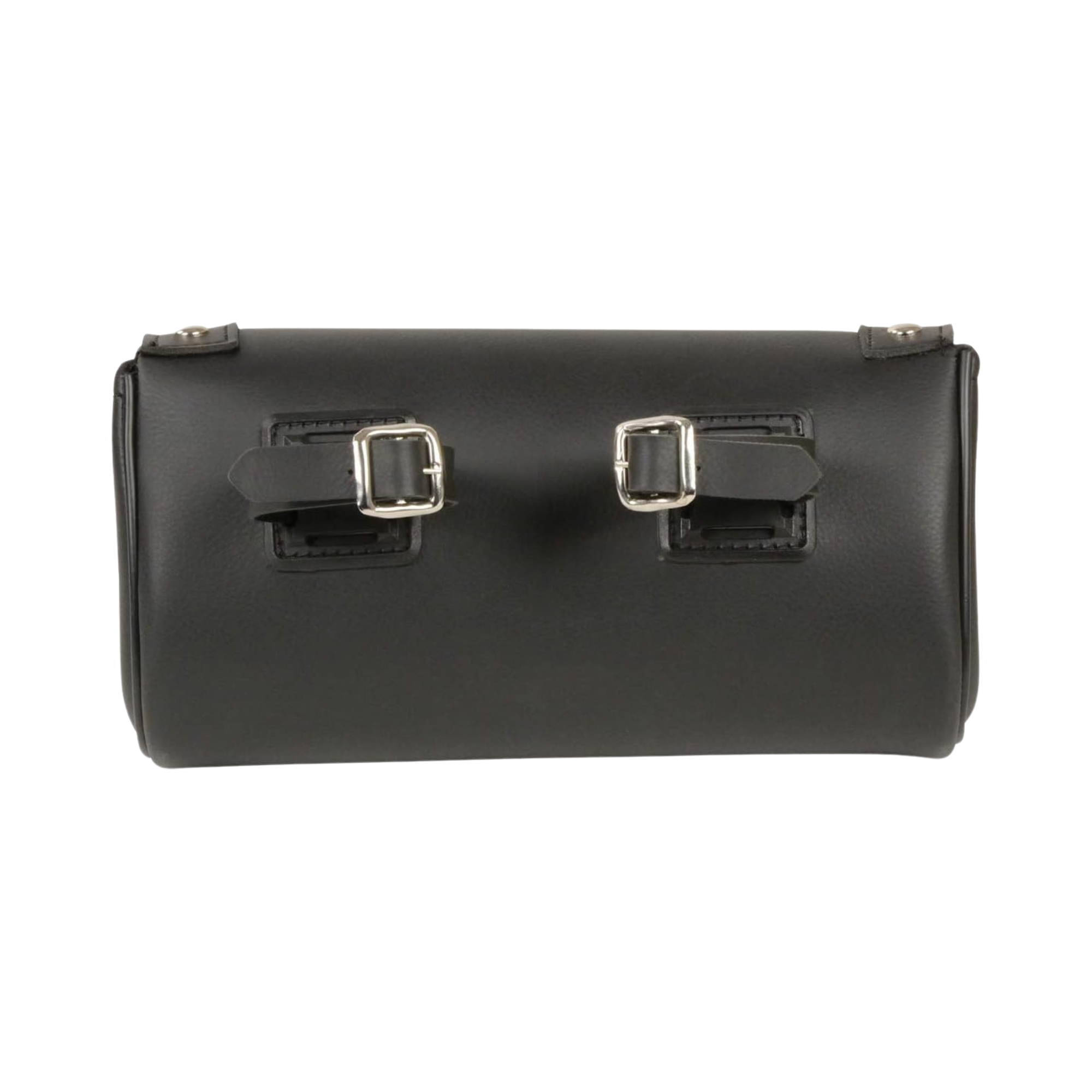 Image of Leather Quick-Release Motorcycle Saddlebag – Black