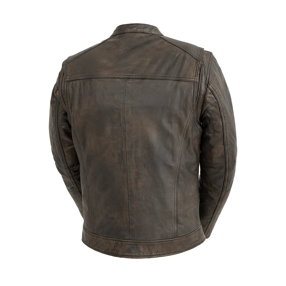 Image of Hipster Leather Motorcycle Jacket – Men