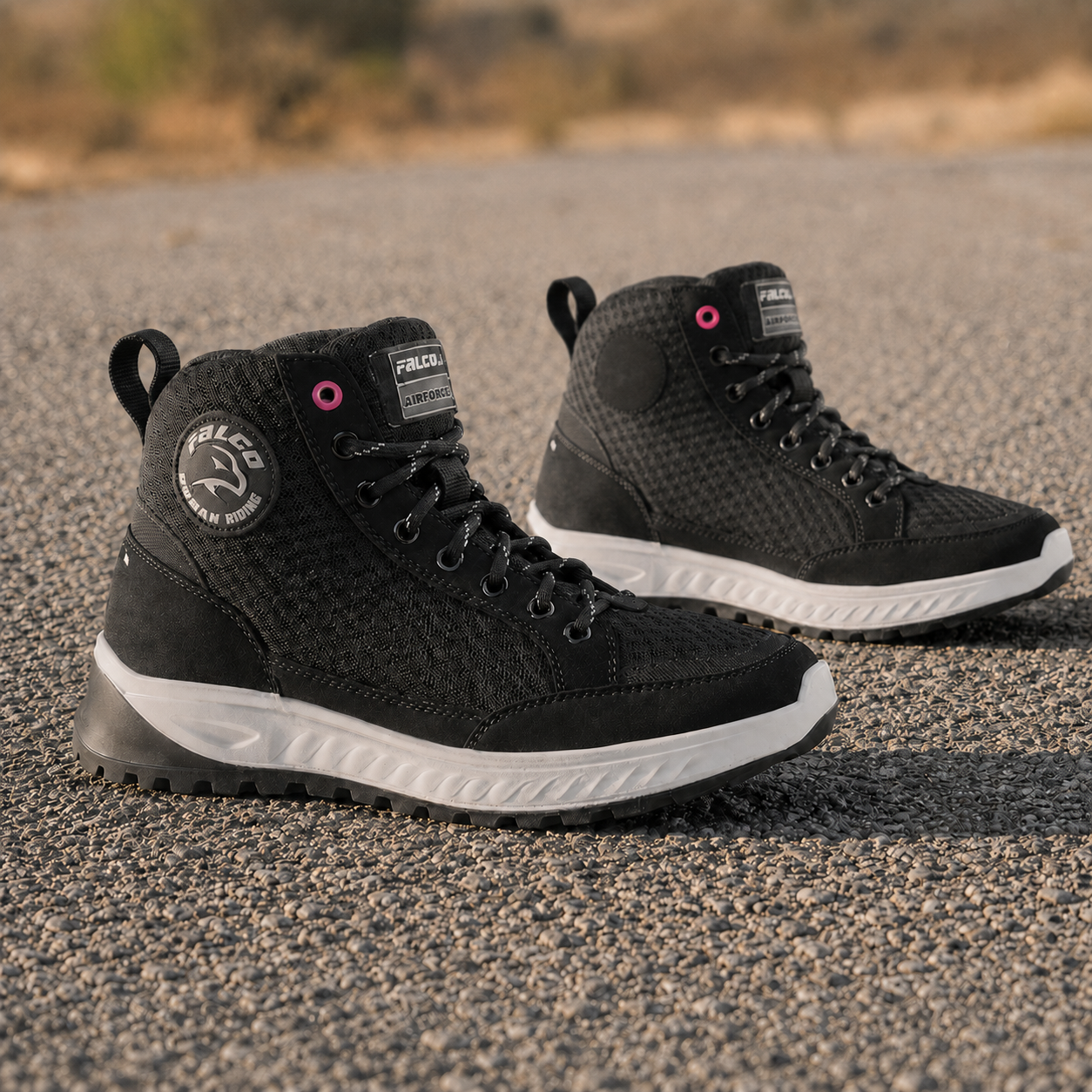 Image of Airforce Women’s Motorcycle Shoes – Black
