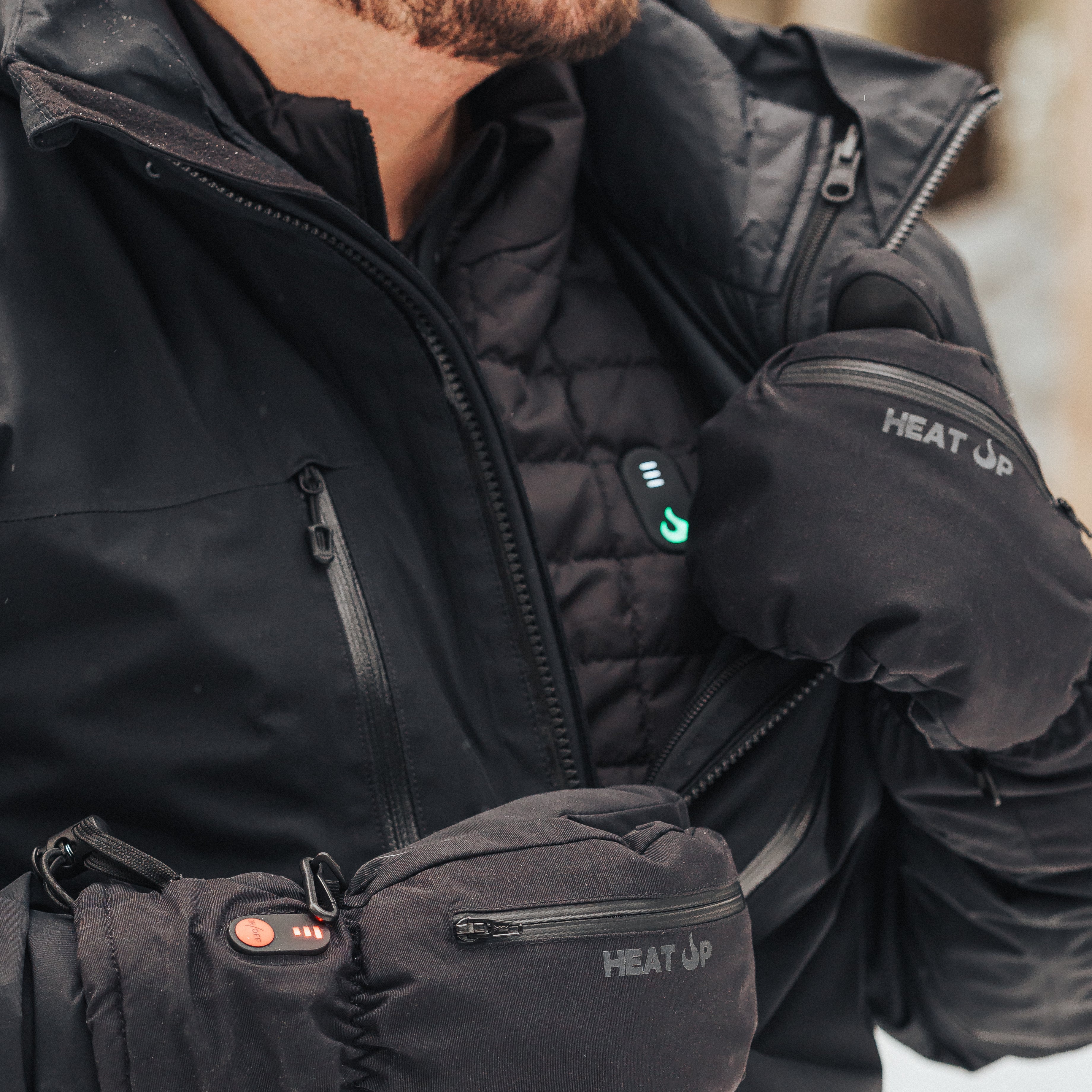 Image of Veste chauffante – Série Montagne – Homme