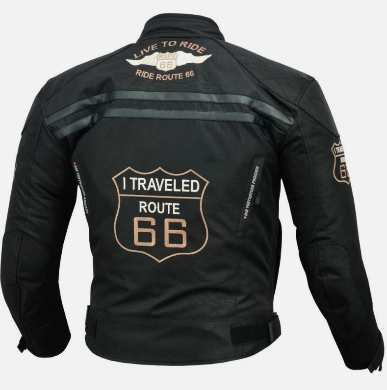 Image of Route 66 Mesh Motorcycle Jacket – Men