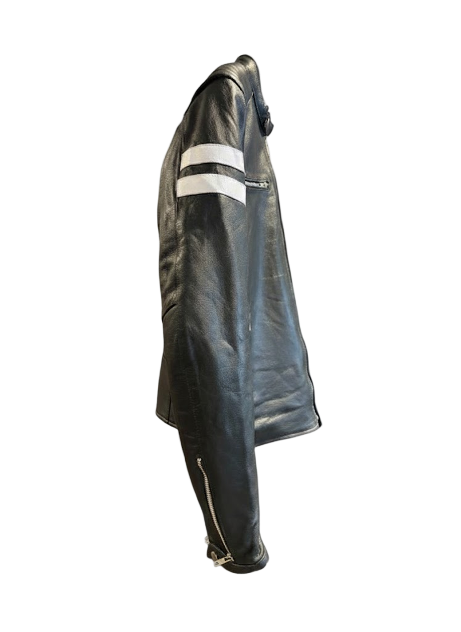 Image of Classic Leather Motorcycle Jacket – Men