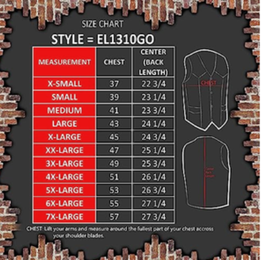 Image of Men’s Classic Snap-Front Biker Vest