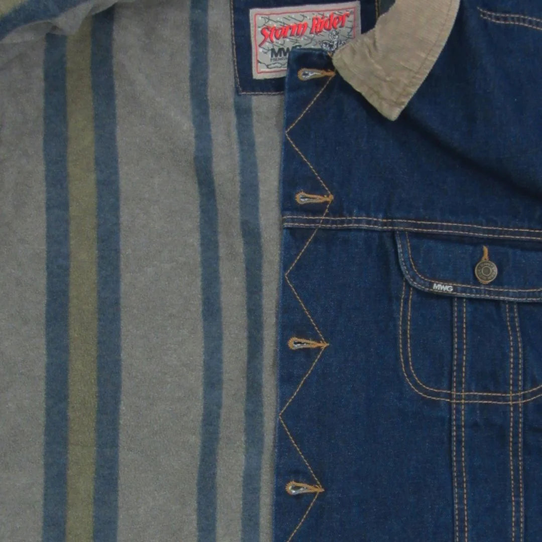 Image of Storm Rider® Lined Denim Jacket - Blue - Men