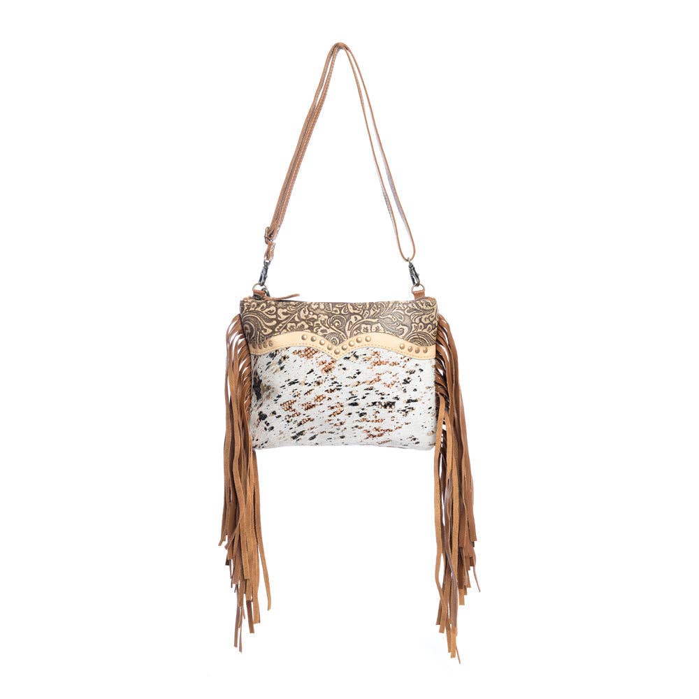 Image of Western Hair-On Leather Fringe Bag