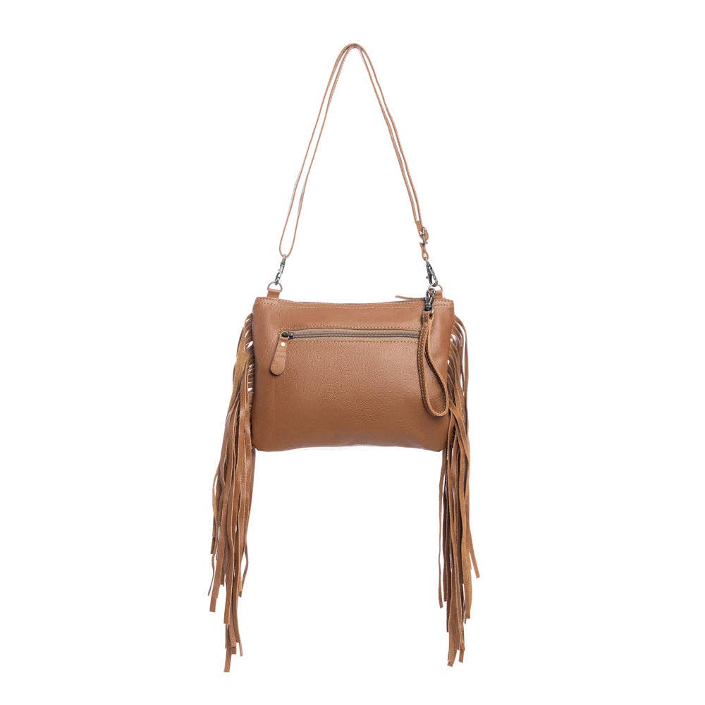 Image of Western Hair-On Leather Fringe Bag