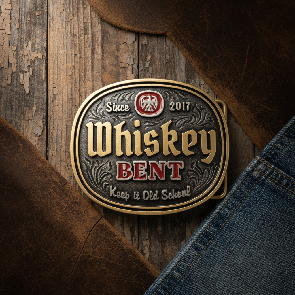 Image of Whiskey Bent Belt Buckle