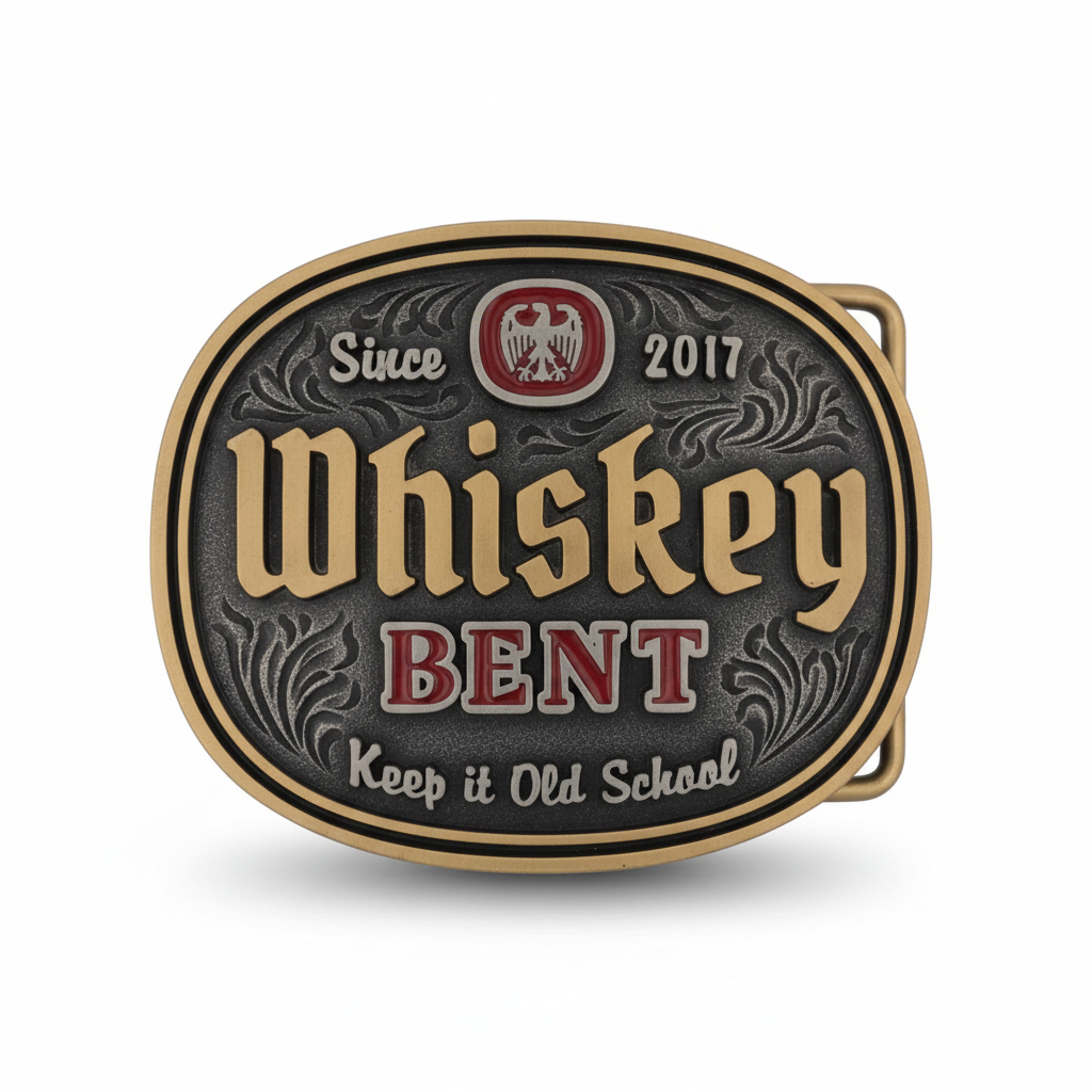 Image of Whiskey Bent Belt Buckle