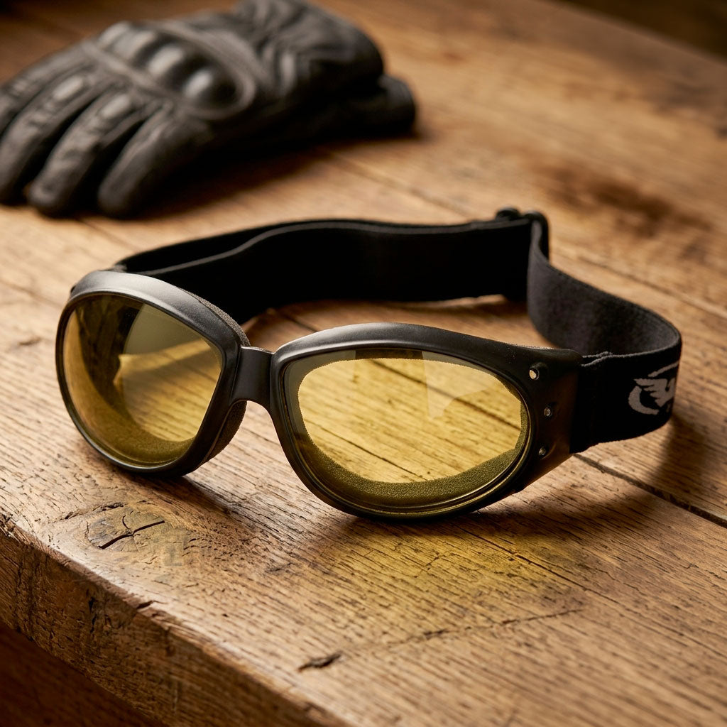 Image of Eliminator Yellow Lens Sunglasses with Strap