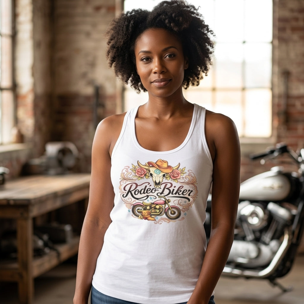 Image of Cotton Blend Racerback Tank - Women