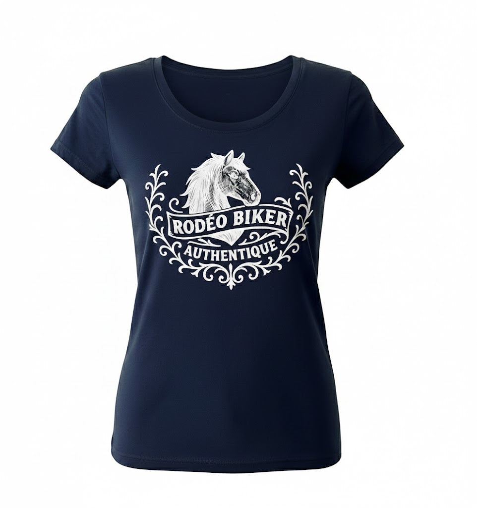 Image of Crewneck T-Shirt – Women - Navy